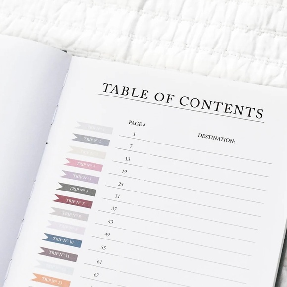 Duncan and Stone Linen Travel Journal: Gold Foil Adventure Book, Photo Album - Picture 4 of 8